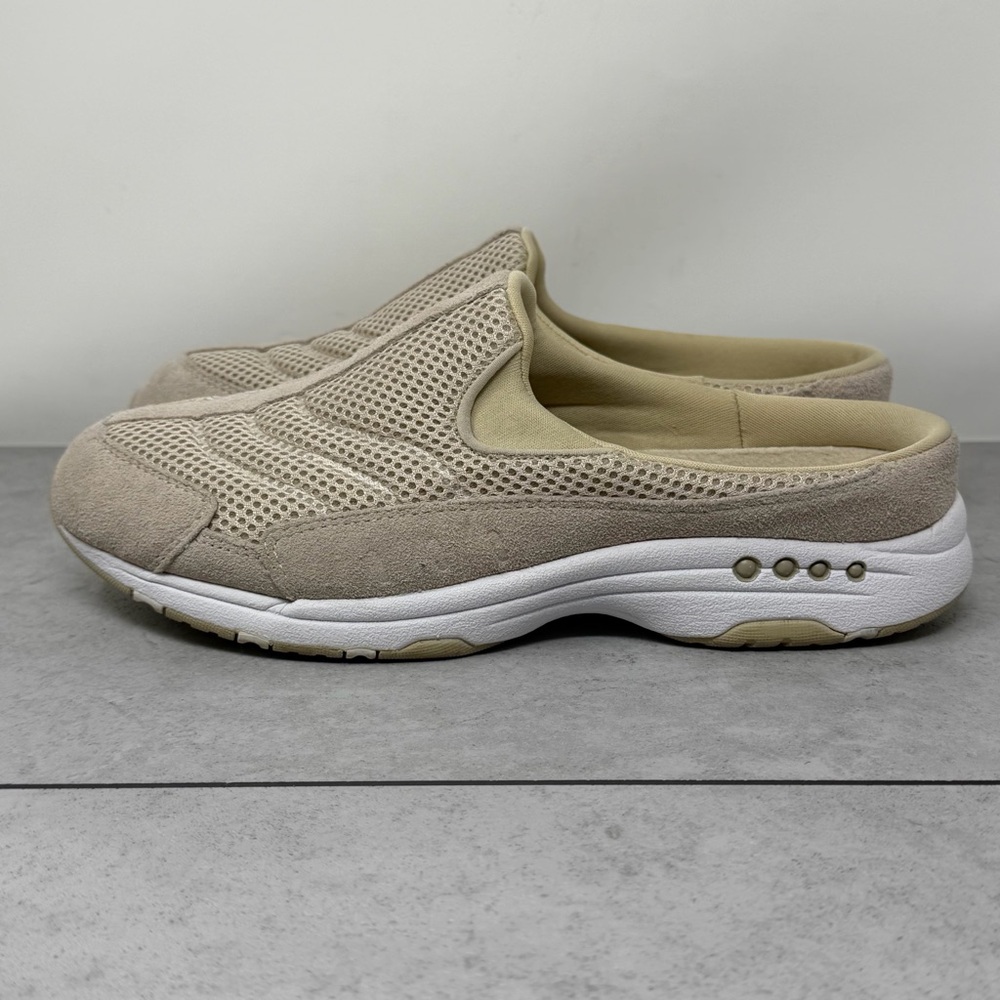 Easy Spirit Tan Slip-On Mules - Picture 1 of 12